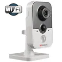 HiWatch DS-I114W (2.8 mm) Компактная IP-видеокамера с ИК-подсветкой до 10м и Wi-Fi (1 Mp)