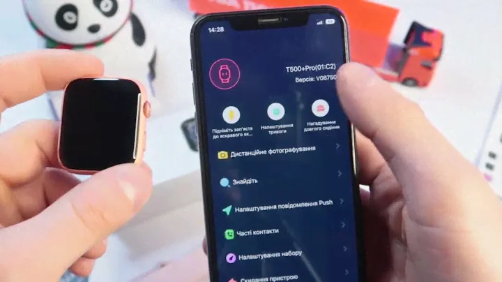 Повний Обзор и настройки Smart watch T500 + Plus