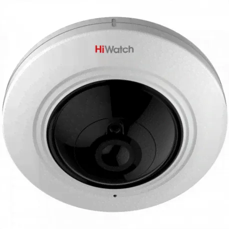 HD-TVI камера 5Мп HiWatch DS-T501 с объективом «рыбий глаз», аудио и ИК-подсветкой EXIR