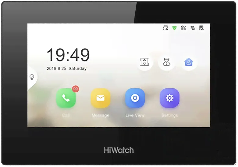 Видеопанель HIWATCH VDP-H2211(B), накладная, белый