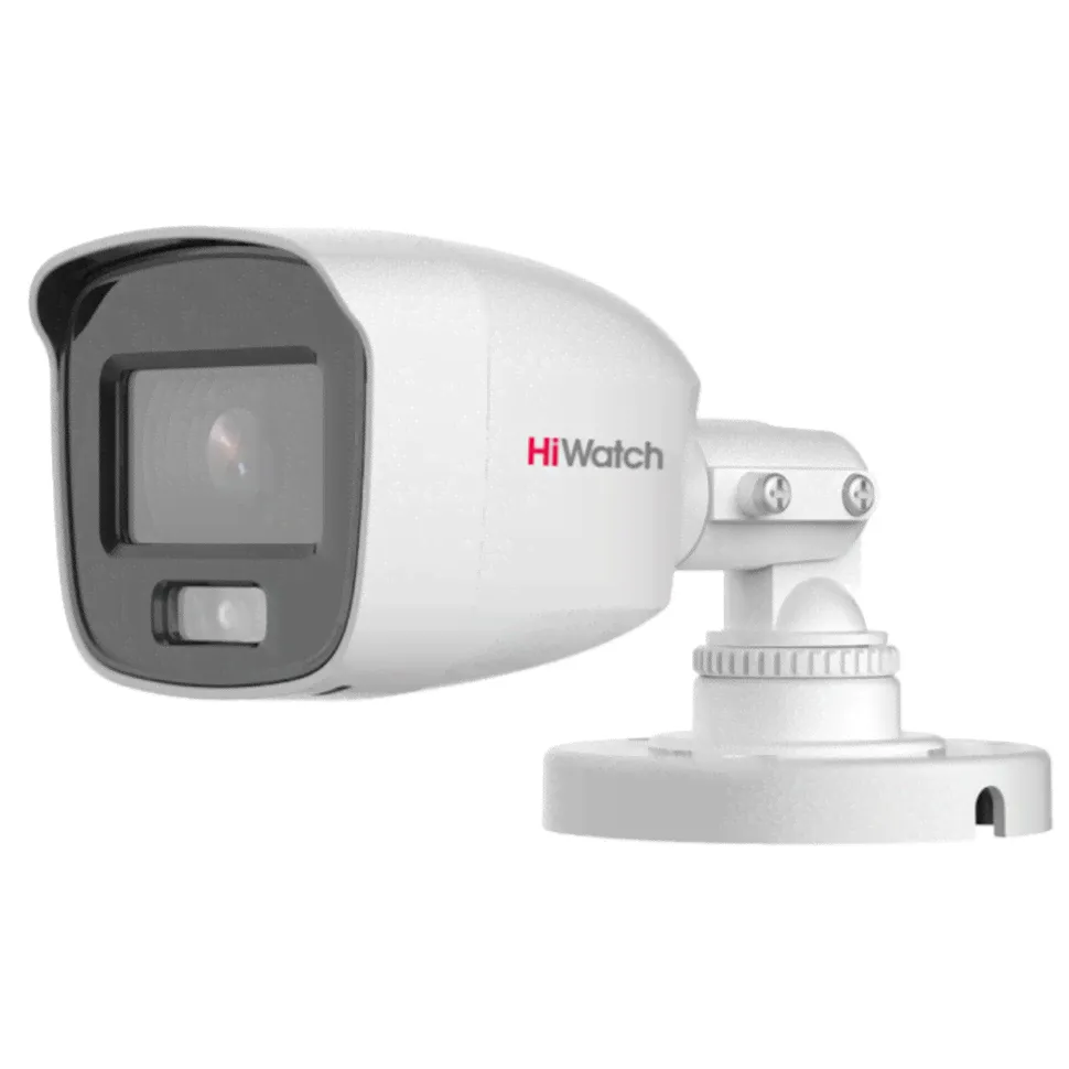 HiWatch DS-T500L (2.8 mm) ColorVu Уличная цилиндрическая TVI камера видеонаблюдения 5.0 Mpix-0
