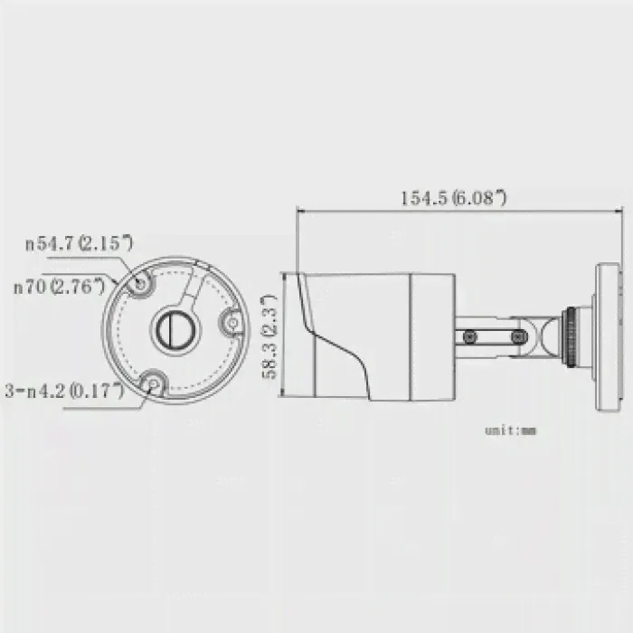 Видеокамера HiWatch DS-T100(6 mm)-1