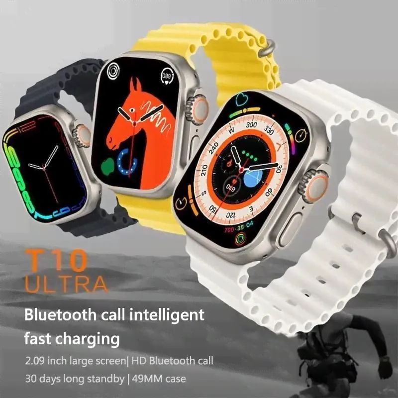 HIwatch PRO Умные часы T10 Ultra, 44mm, 42mm, черный-0