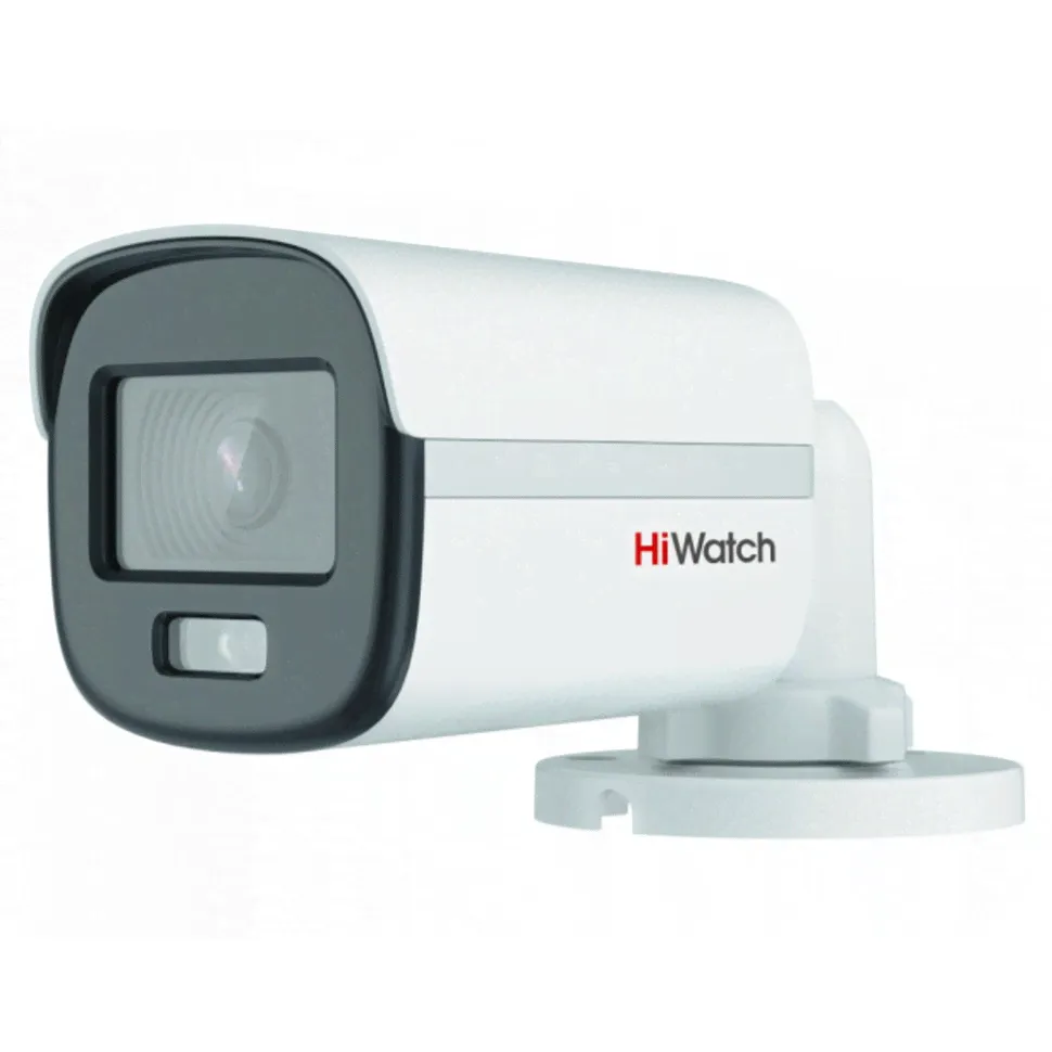 HiWatch DS-T200L(B) (3.6 mm) ColorVu Уличная цилиндрическая TVI камера видеонаблюдения 2.0 Mpix