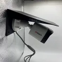 Защитный козырек для камеры 3D-печать (светильника) видеонаблюдения HIKVISION HIWATCH DAHUA плоский (черный) защита камеры от дождя, льда, снега