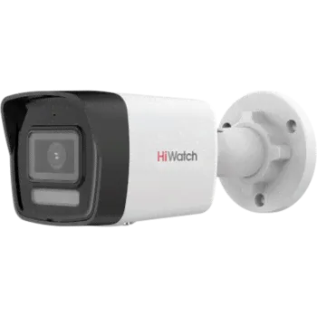 DS-I450M(C)(2.8mm) HiWatch 4Мп уличная цилиндрическая IP-камера с гибридной Smart-подсветкой и встроенным микрофоном-0