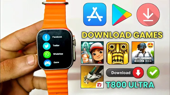 🎮 How To Download Games In T800 Ultra Smartwatch | Smartwatch Game Download Kaise Karen | 2024