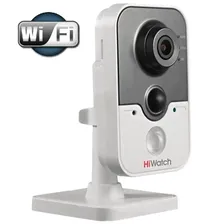 HiWatch DS-I114W (2.8 mm) Компактная IP-видеокамера с ИК-подсветкой до 10м и Wi-Fi (1 Mp)