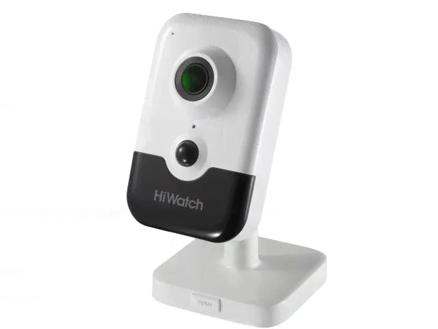 Компактная IP-видеокамера HiWatch DS-I214(B) (2.8 mm) с ИК-подсветкой до 10м