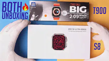 Unboxing T900 Ultra and S8 Ultra Smart Watch