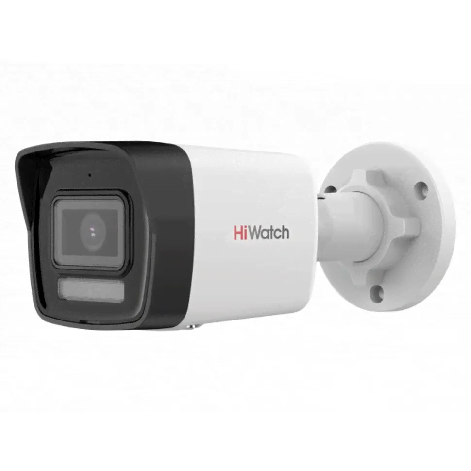 Камера видеонаблюдения HiWatch DS-I250M 2Мп уличная цилиндрическая IP-камера с EXIR-подсветкой до 30м и встроенным микрофоном-0