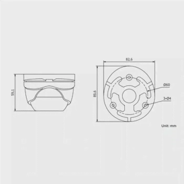 Видеокамера HiWatch DS-T203(2.8 mm)-0
