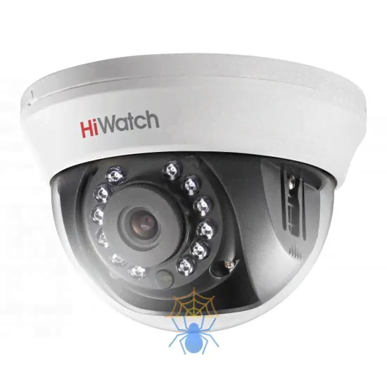 Видеокамера мультиформатная купольная HiWatch DS-T201(B) (2.8 mm)