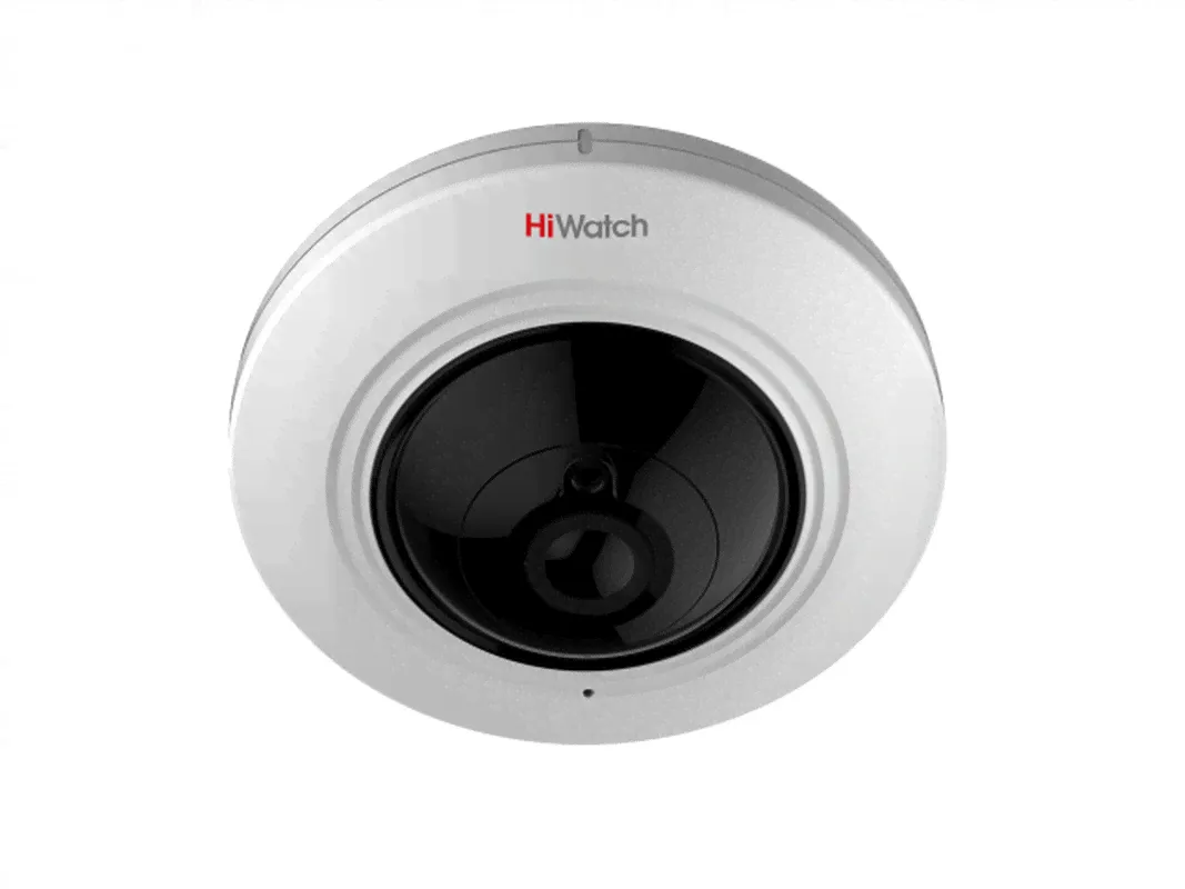 HD-TVI камера HiWatch DS-T501 с объективом рыбий глаз