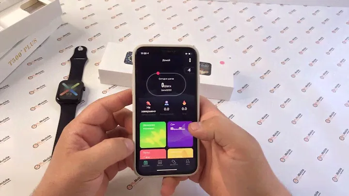 Бюджетная копия Apple Watch - T500+ Plus обзор