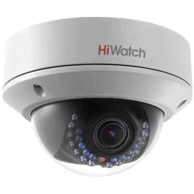 Уличная вандалостойкая купольная IP-камера с вариофокальным объективом HiWatch DS-I128