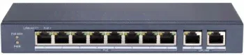 Коммутатор Hikvision HiWatch DS-S1008P неуправляемый